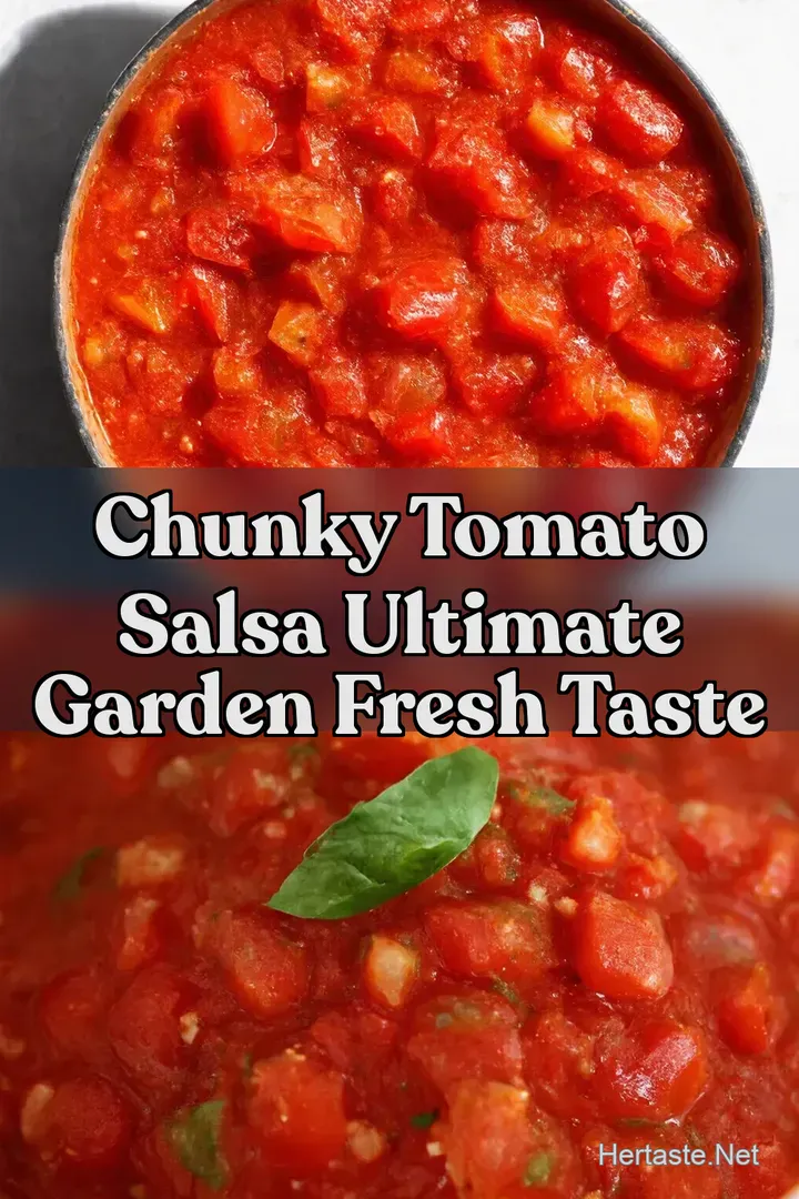 Chunky Tomato Salsa Ultimate Garden Fresh Taste