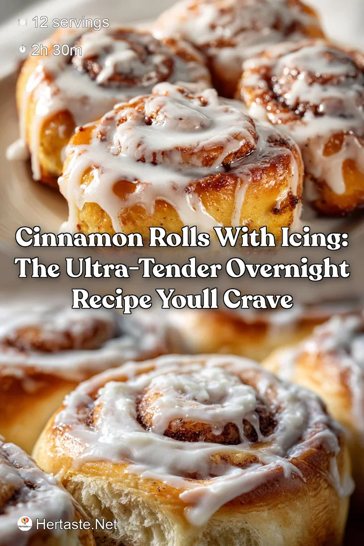 Cinnamon Rolls with Icing: The Ultra-Tender Overnight Recipe Youll Crave