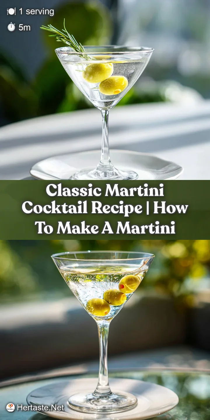 Close-up of a frosty martini, showcasing condensation on the glass and the bright green olive suspended in the clear liquid.