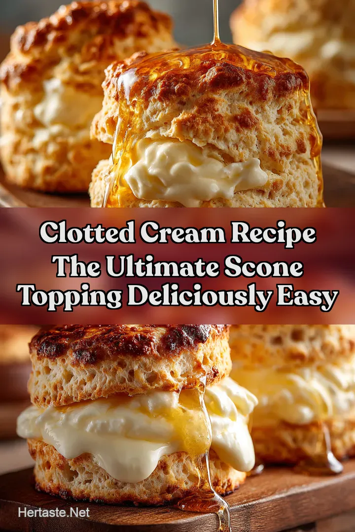 Clotted Cream Recipe The ULTIMATE Scone Topping Deliciously Easy