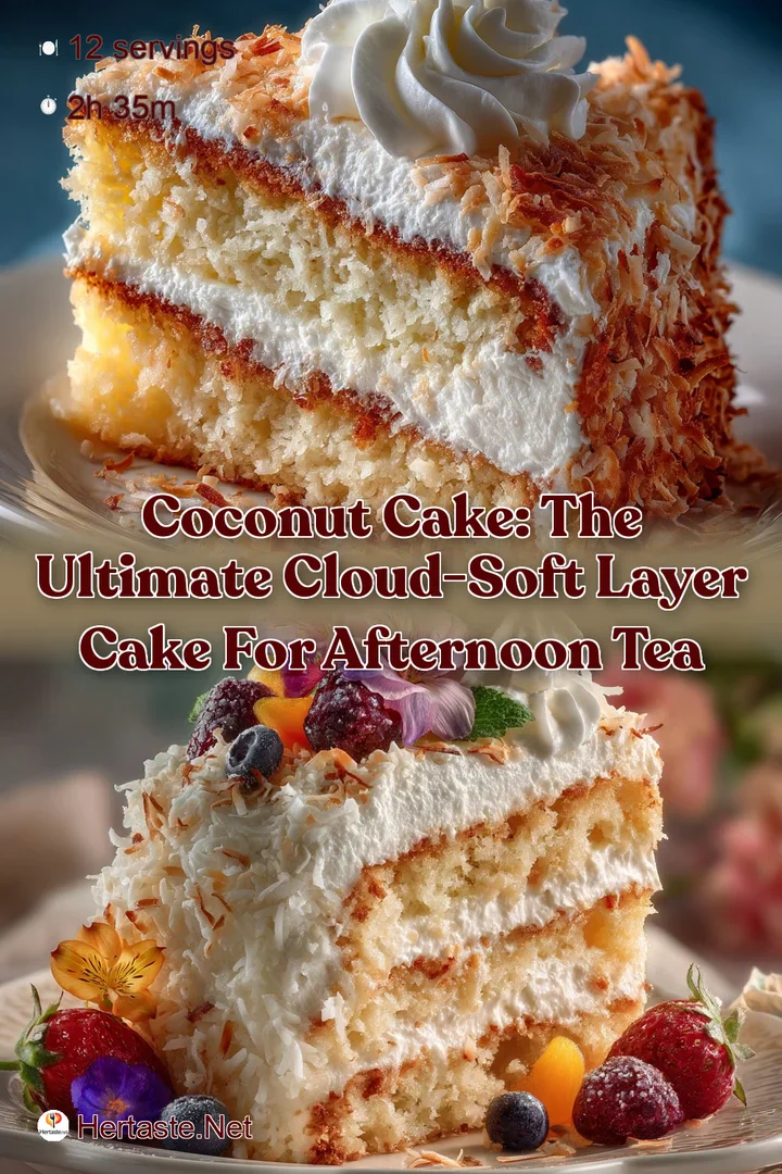 Coconut Cake: The Ultimate Cloud-Soft Layer Cake for Afternoon Tea