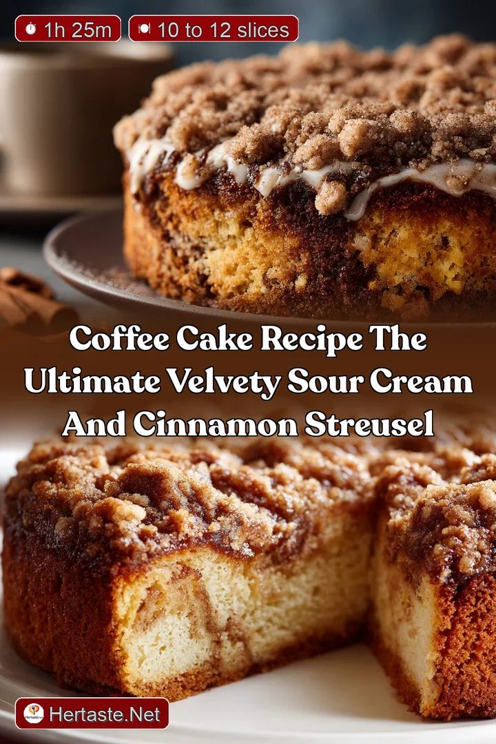 Coffee Cake Recipe The ultimate velvety sour cream and cinnamon streusel