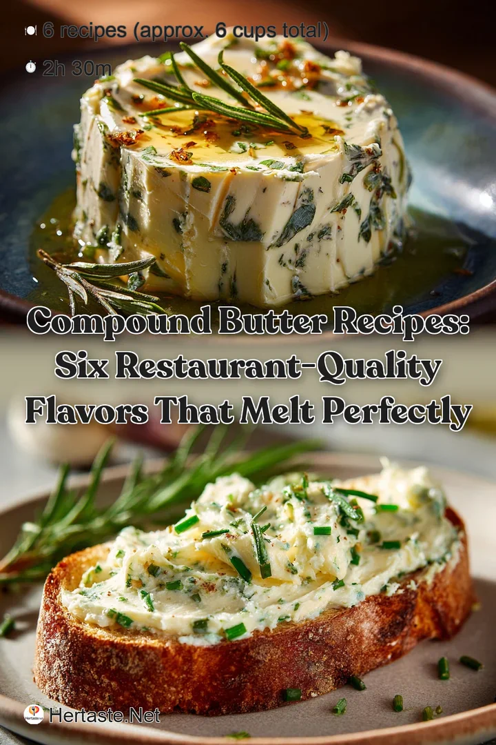 Compound Butter Recipes: Six Restaurant-Quality Flavors That Melt Perfectly