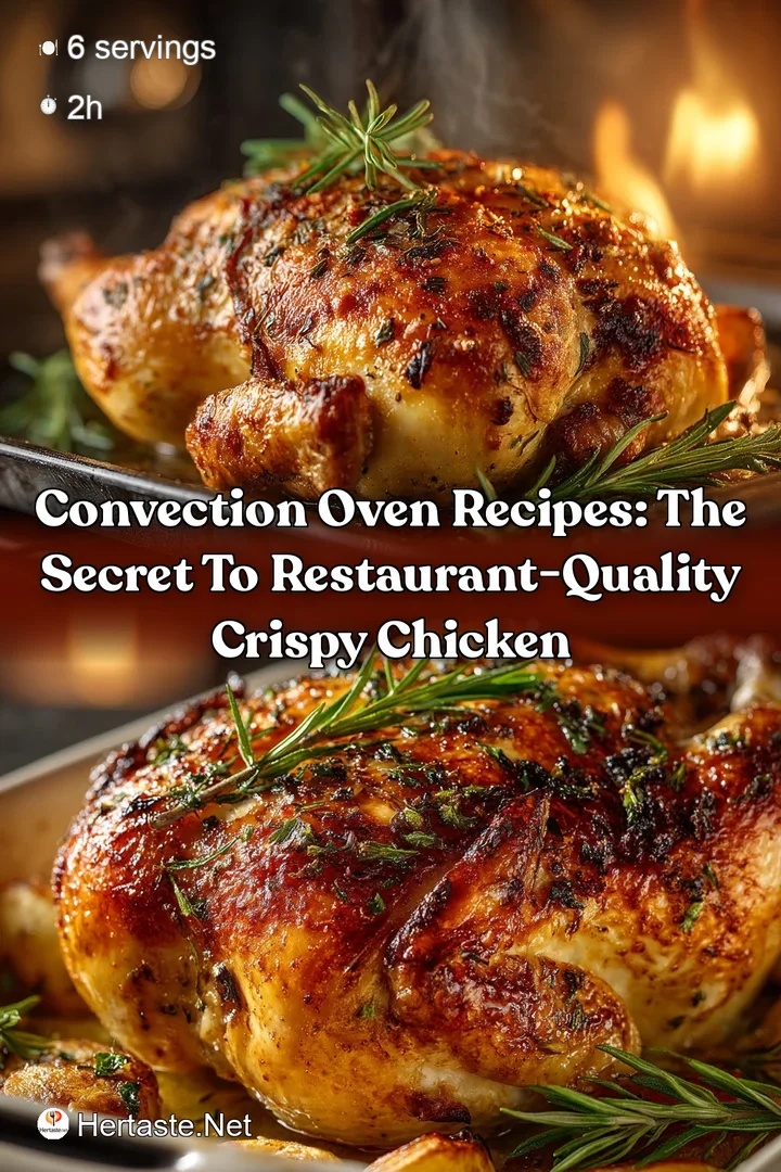 Convection Oven Recipes: The Secret to Restaurant-Quality Crispy Chicken