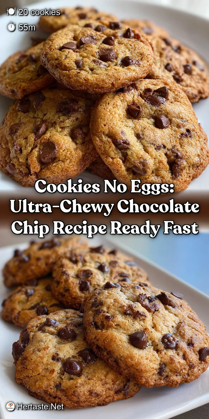 Cookies No Eggs: Ultra-Chewy Chocolate Chip Recipe Ready Fast