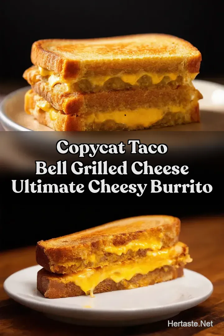Copycat Taco Bell Grilled Cheese Ultimate Cheesy Burrito