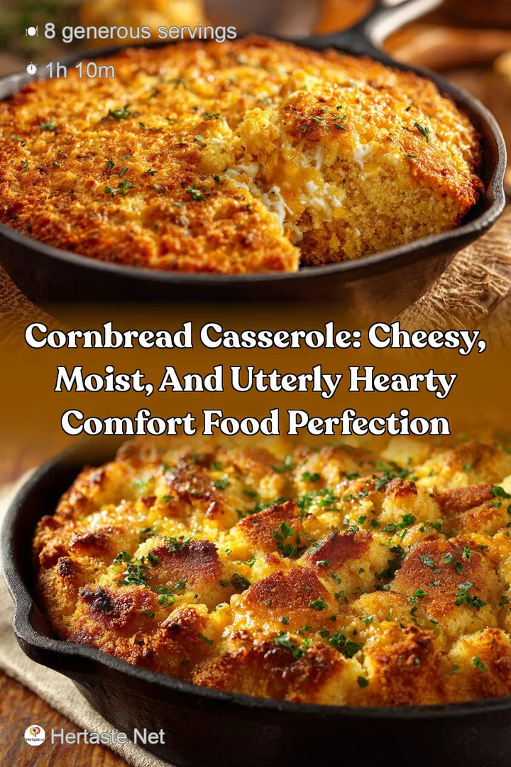 Cornbread Casserole: Cheesy Moist and Utterly Hearty Comfort Food Perfection