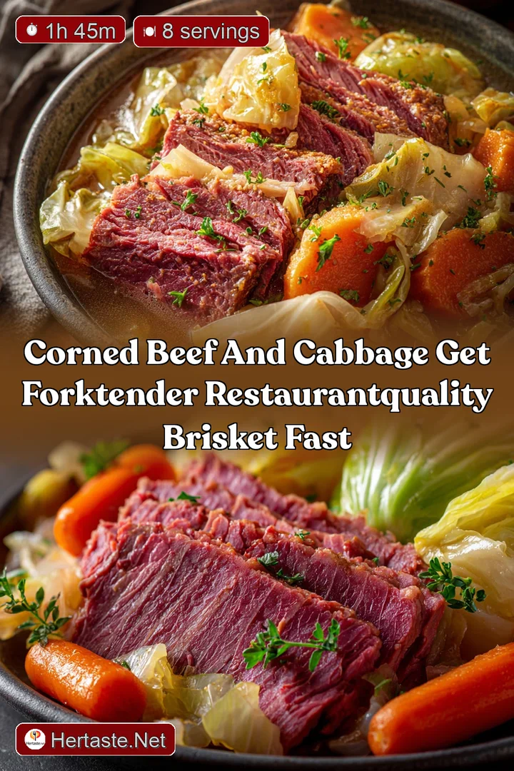 Corned Beef and Cabbage Get ForkTender RestaurantQuality Brisket Fast