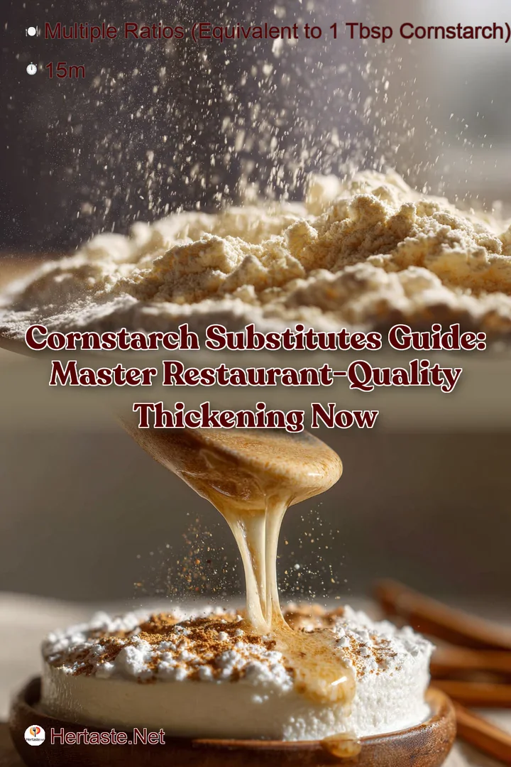 Cornstarch Substitutes Guide: Master Restaurant-Quality Thickening Now