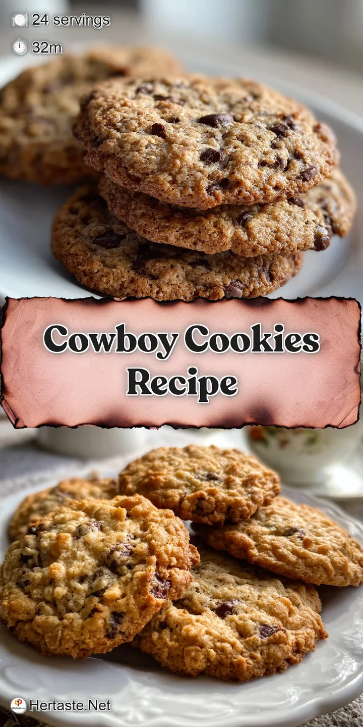 Close-up of a halved cowboy cookie revealing a soft, chewy interior speckled with chocolate, nuts, and a hint of coconut.