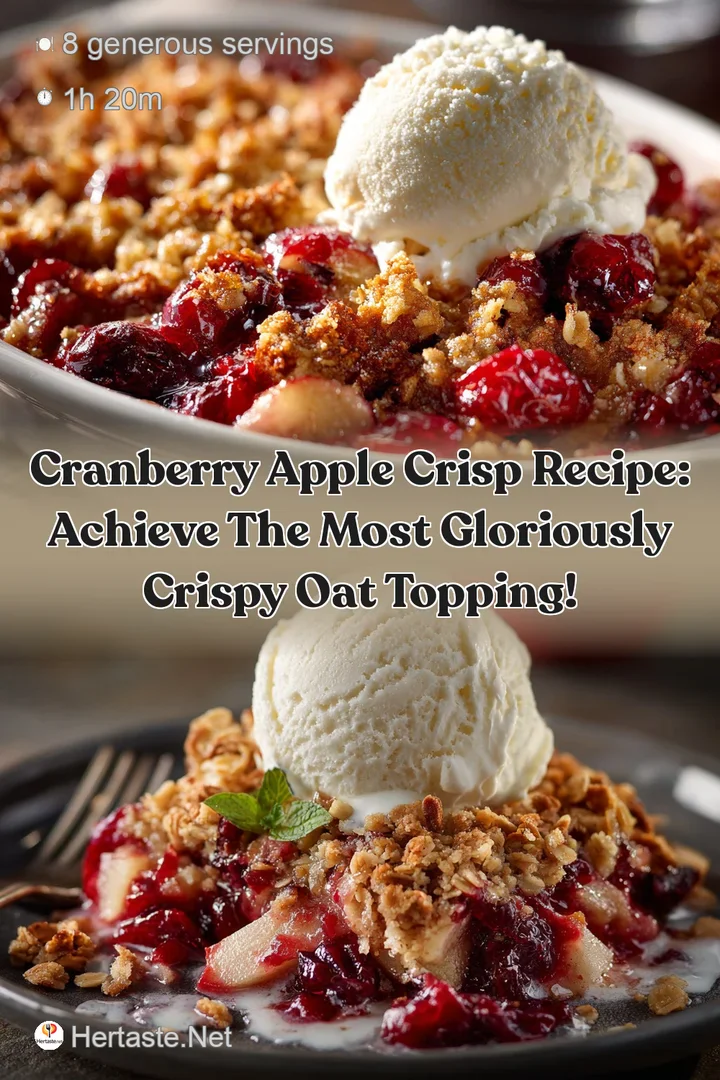 Cranberry Apple Crisp Recipe: Achieve the Most Gloriously Crispy Oat Topping!
