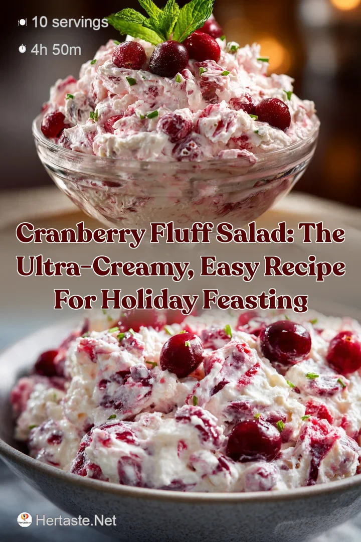 Cranberry Fluff Salad: The Ultra-Creamy Easy Recipe for Holiday Feasting
