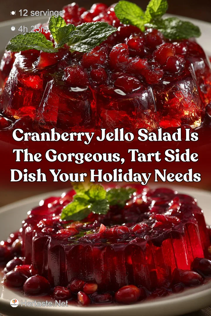 Cranberry Jello Salad is the Gorgeous Tart Side Dish Your Holiday Needs