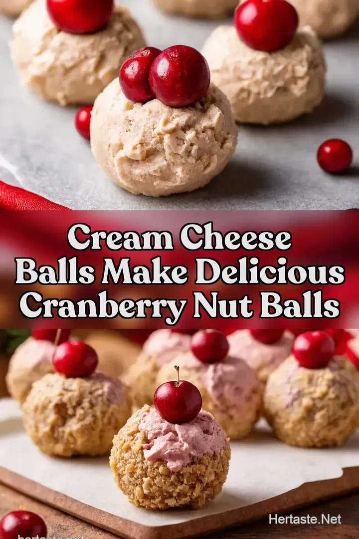 Cream Cheese Balls Make Delicious Cranberry Nut Balls