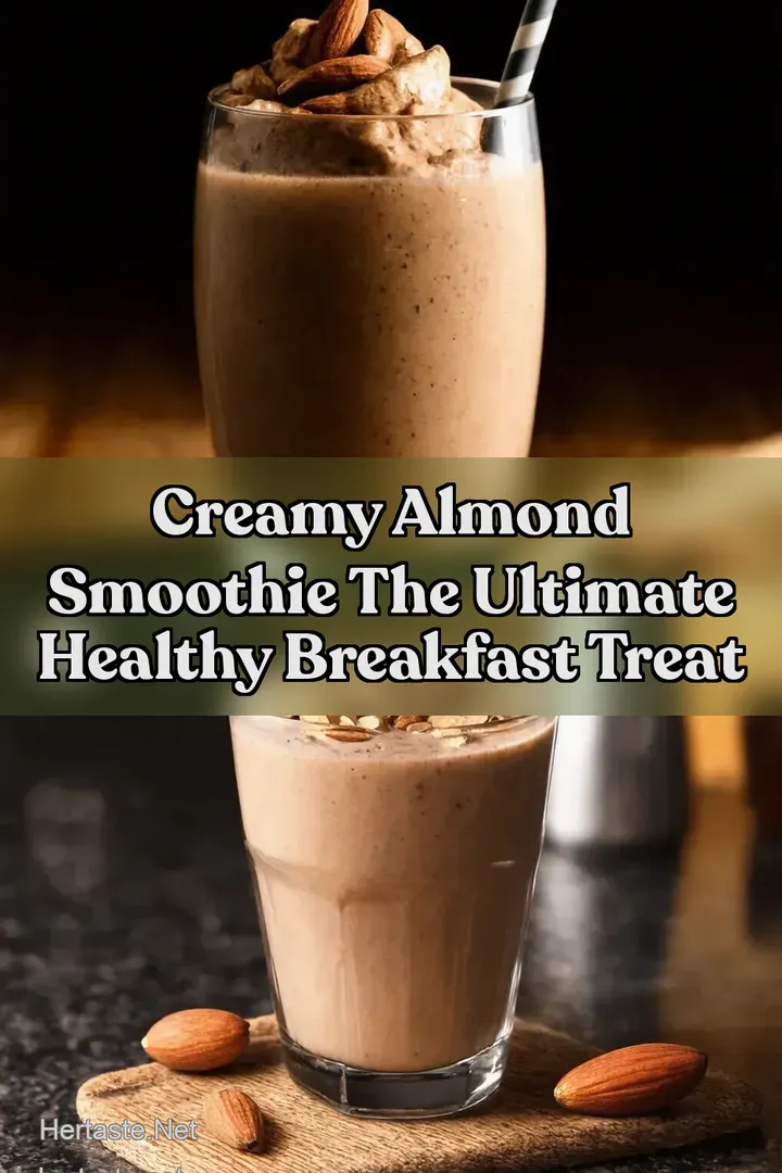 Creamy Almond Smoothie The Ultimate Healthy Breakfast Treat