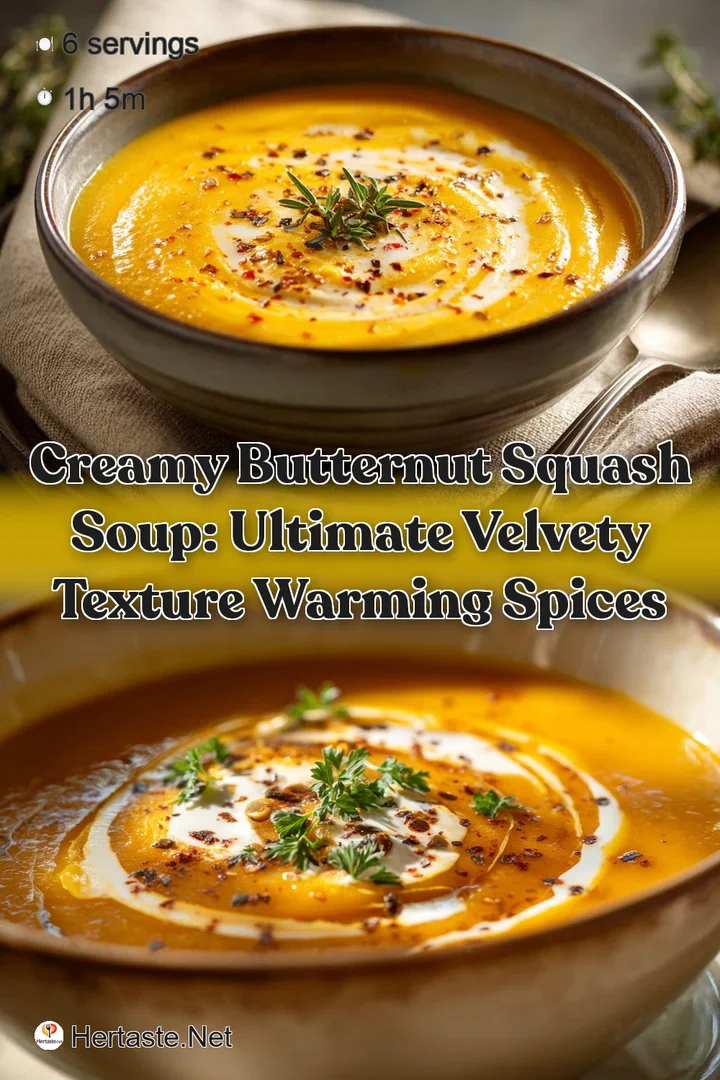 Creamy Butternut Squash Soup: Ultimate Velvety Texture Warming Spices
