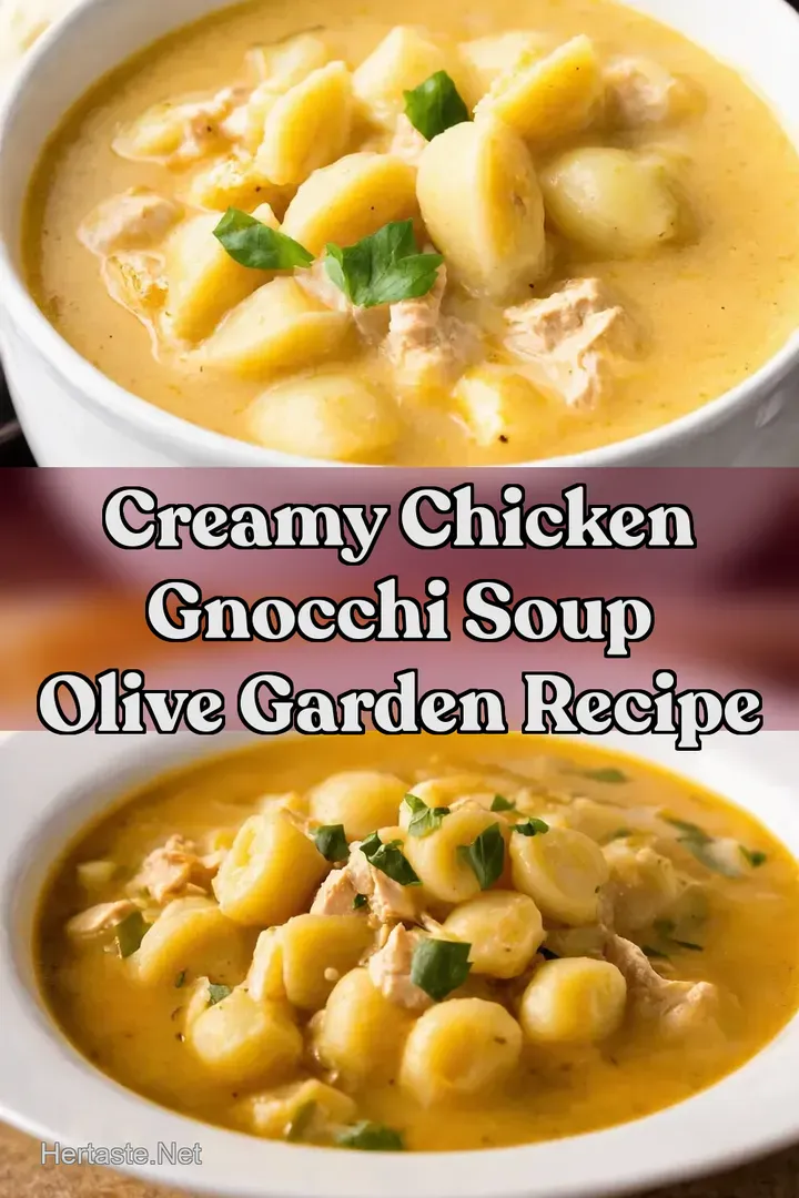 Creamy Chicken Gnocchi Soup Olive Garden Recipe