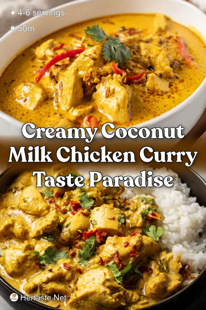 Creamy Coconut Milk Chicken Curry Taste Paradise
