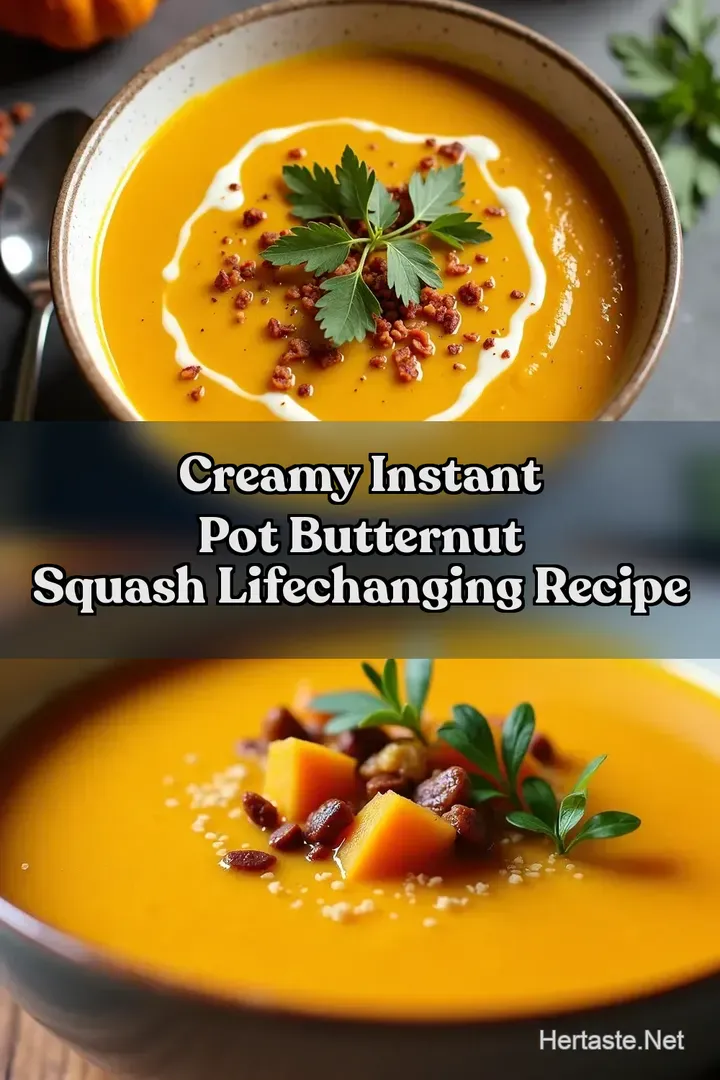 Creamy Instant Pot Butternut Squash LifeChanging Recipe