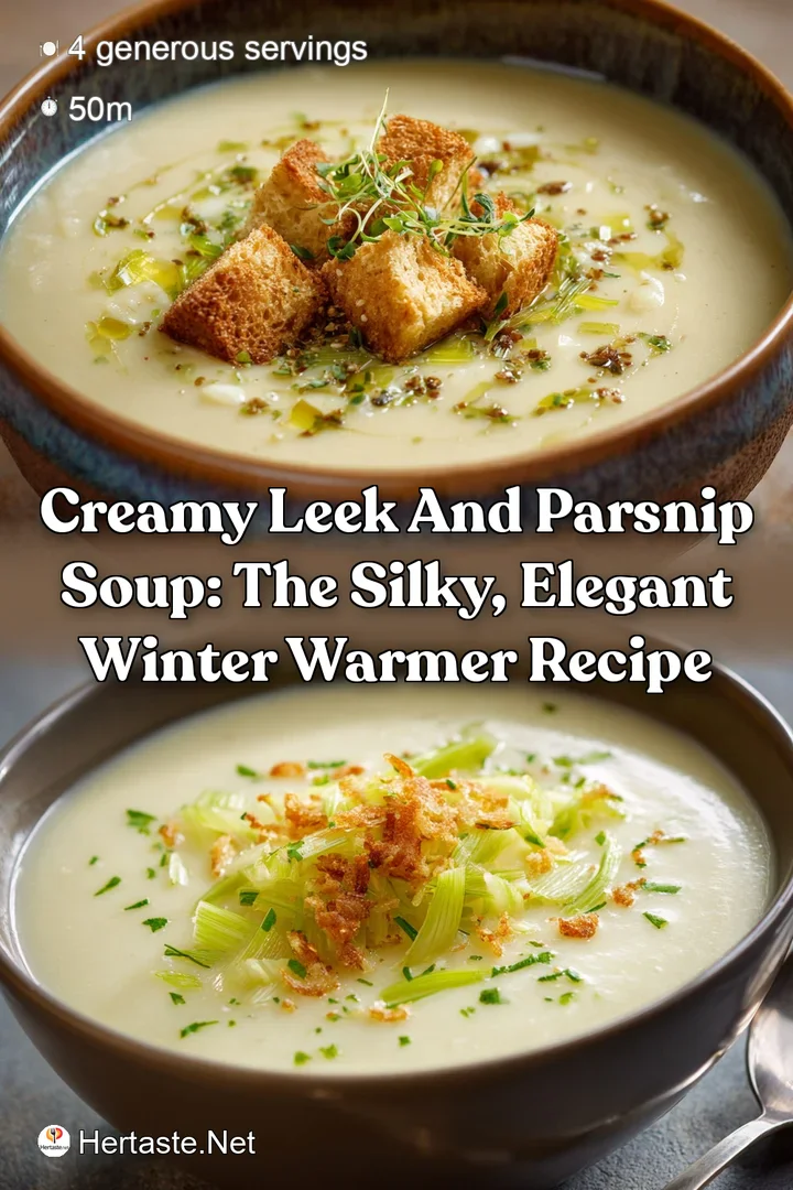 Creamy Leek and Parsnip Soup: The Silky Elegant Winter Warmer Recipe