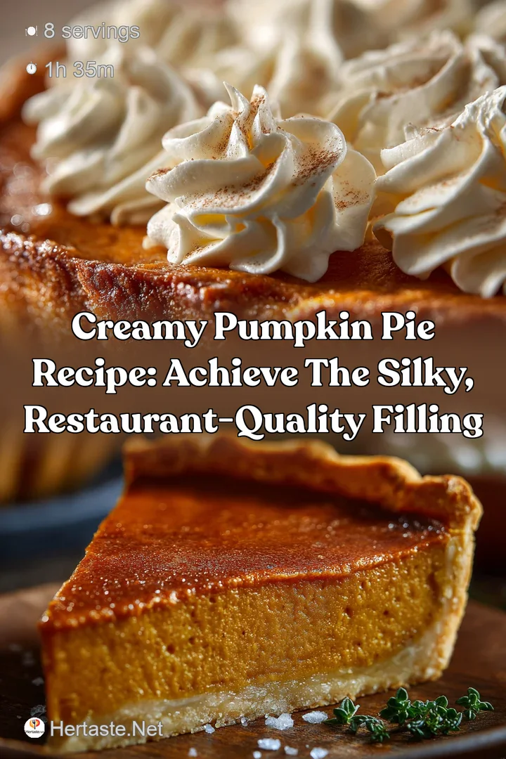 Creamy Pumpkin Pie Recipe: Achieve the Silky Restaurant-Quality Filling