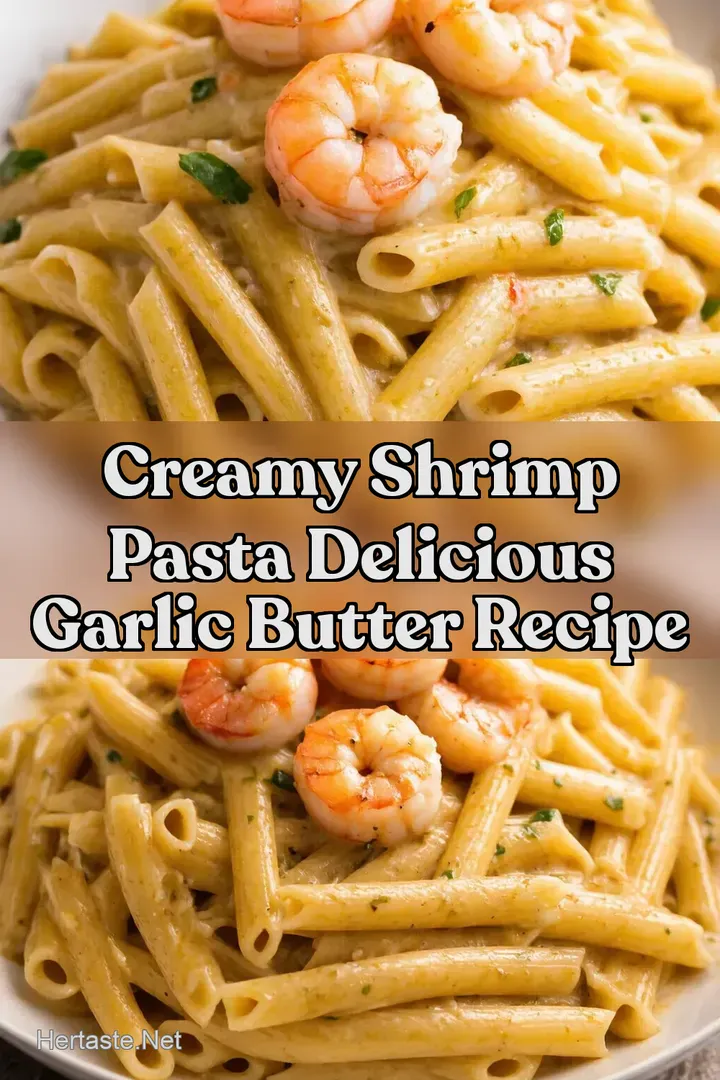 Creamy Shrimp Pasta Delicious Garlic Butter Recipe