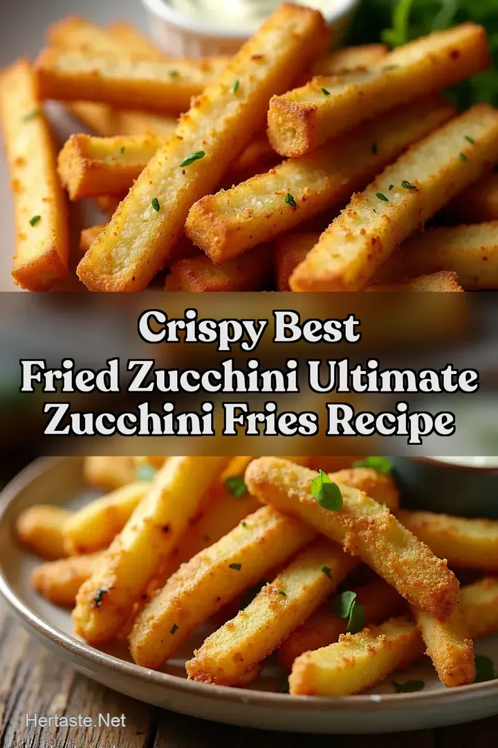 Crispy Best Fried Zucchini Ultimate Zucchini Fries Recipe