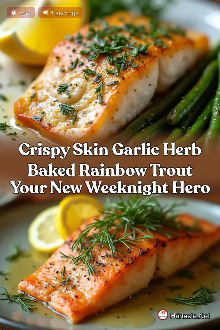 Crispy Skin Garlic Herb Baked Rainbow Trout Your New Weeknight Hero