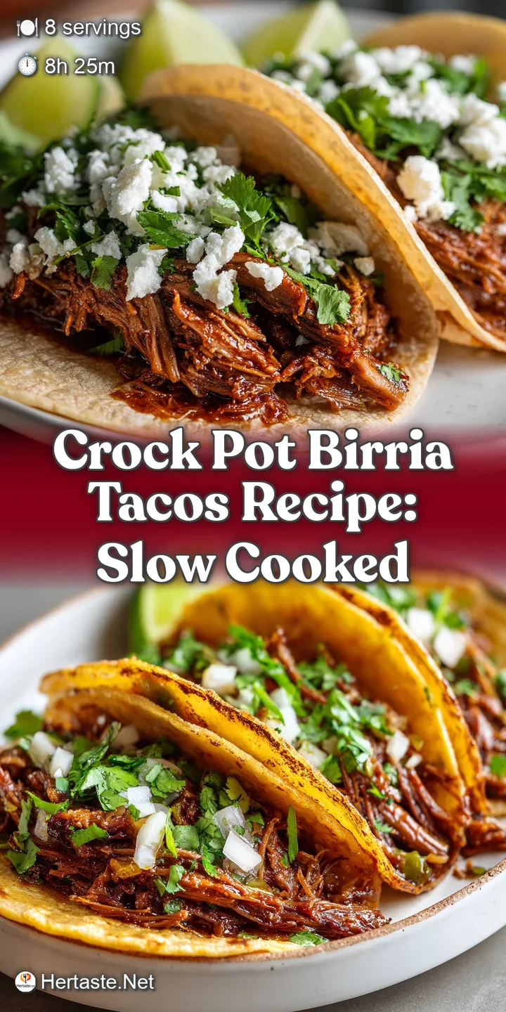 Mouthwatering close-up of juicy, shredded birria beef filling a crispy tortilla shell, hints of steam rising.