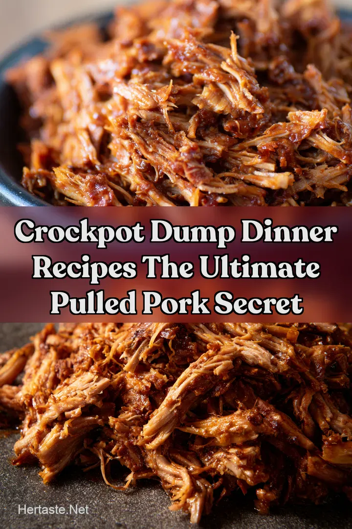 Crockpot Dump Dinner Recipes The Ultimate Pulled Pork Secret