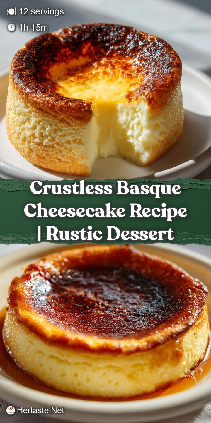 Close-up reveals the cheesecake's intensely browned, blistered surface and its soft, creamy texture, hinting at rich flavor.