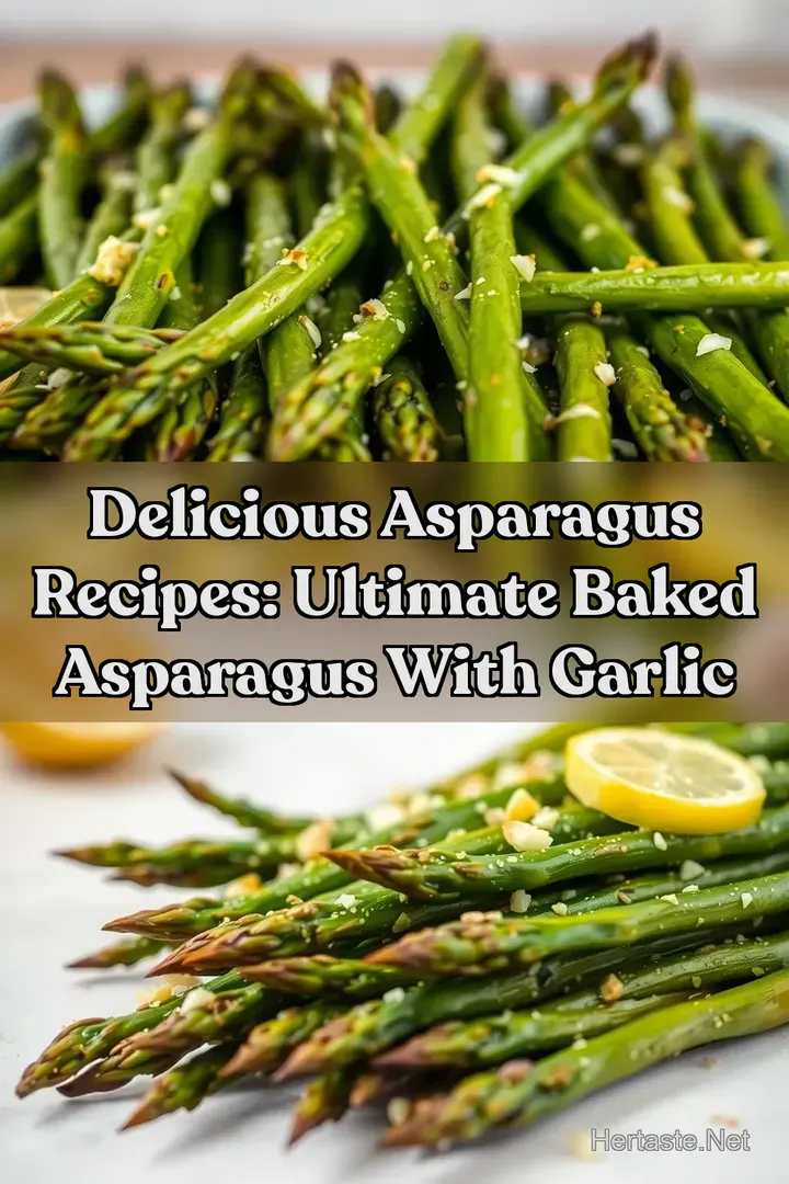 Delicious Asparagus Recipes: Ultimate Baked Asparagus with Garlic : PIN FOR LATER Delicious Asparagus Recipes: Ultimate Baked Asparagus with Garlic
