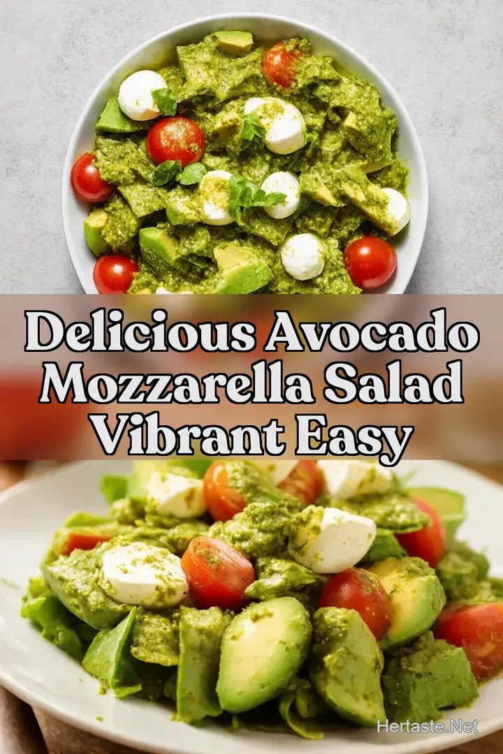 Delicious Avocado Mozzarella Salad Vibrant Easy
