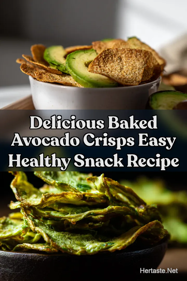 Delicious Baked Avocado Crisps Easy Healthy Snack Recipe