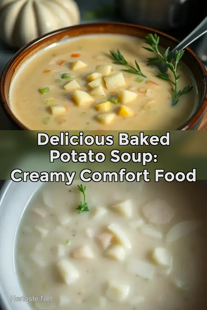 Delicious Baked Potato Soup: Creamy Comfort Food