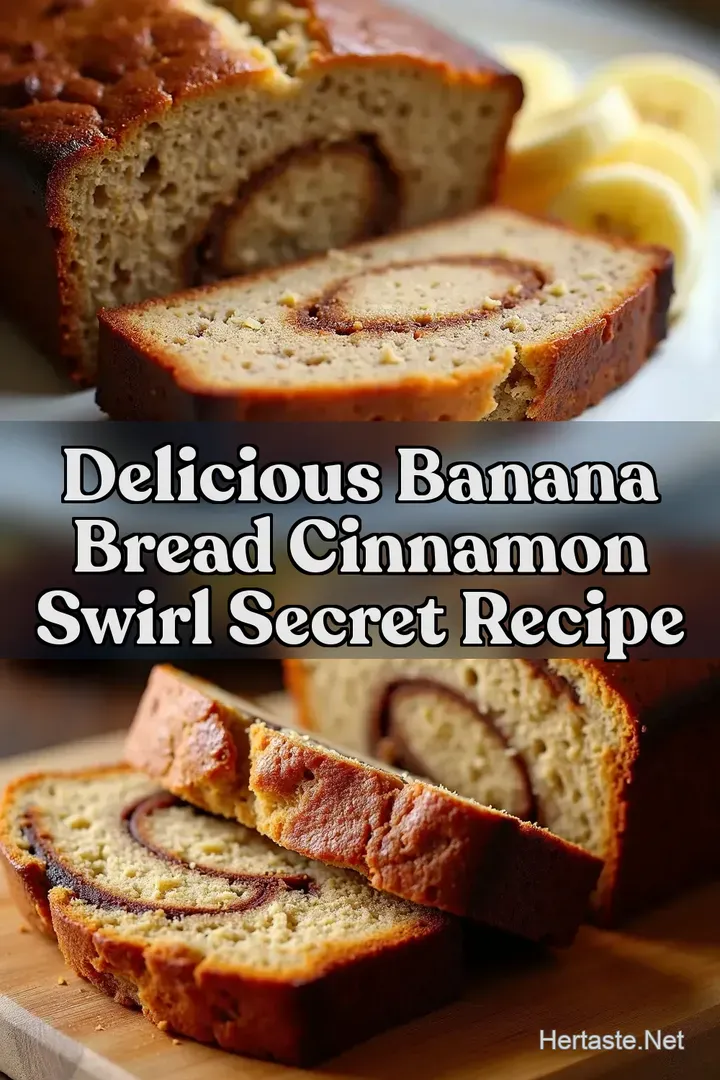 Delicious Banana Bread Cinnamon Swirl Secret Recipe