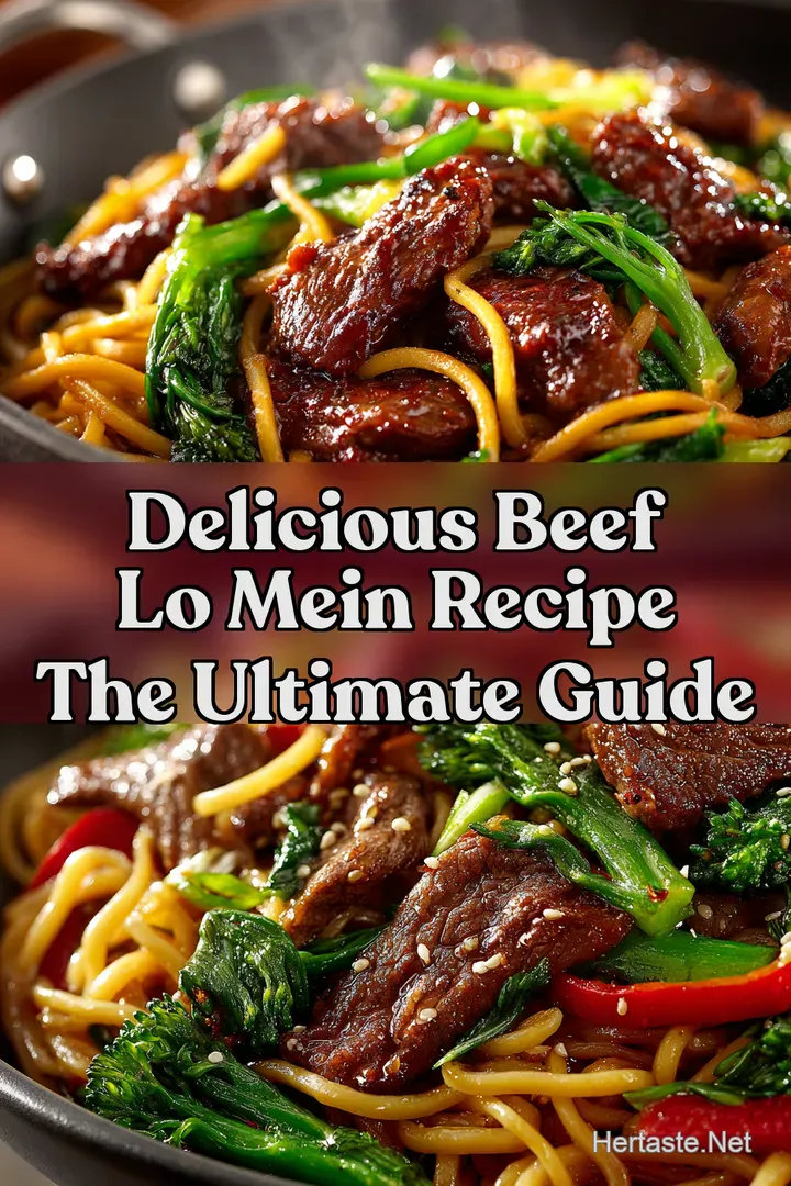 Delicious Beef Lo Mein Recipe The Ultimate Guide
