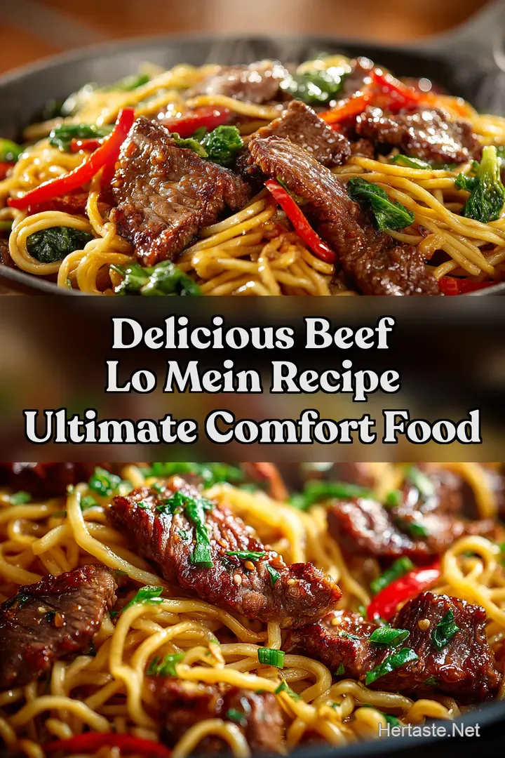 Delicious Beef Lo Mein Recipe Ultimate Comfort Food