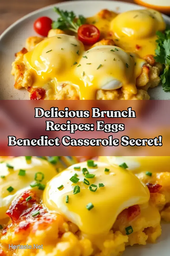 Delicious Brunch Recipes: Eggs Benedict Casserole Secret! : PIN FOR LATER Delicious Brunch Recipes: Eggs Benedict Casserole Secret!
