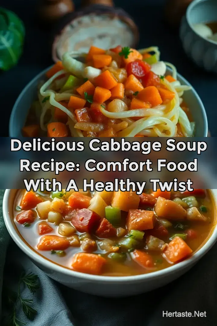 Delicious Cabbage Soup Recipe: Comfort Food with a Healthy Twist