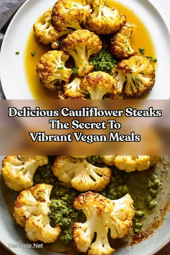 Delicious Cauliflower Steaks The Secret to Vibrant Vegan Meals