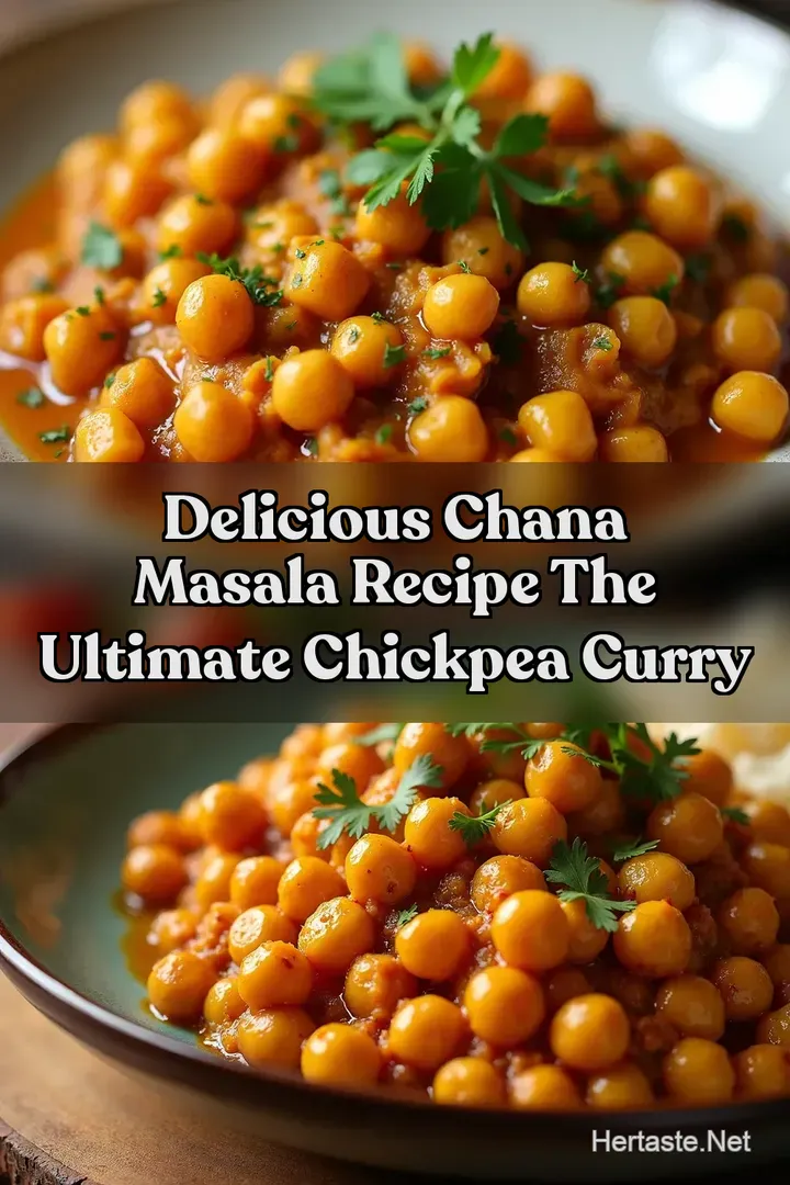 Delicious Chana Masala Recipe The Ultimate Chickpea Curry