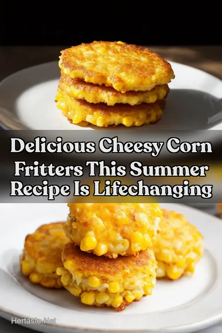 Delicious Cheesy Corn Fritters This Summer Recipe is LifeChanging
