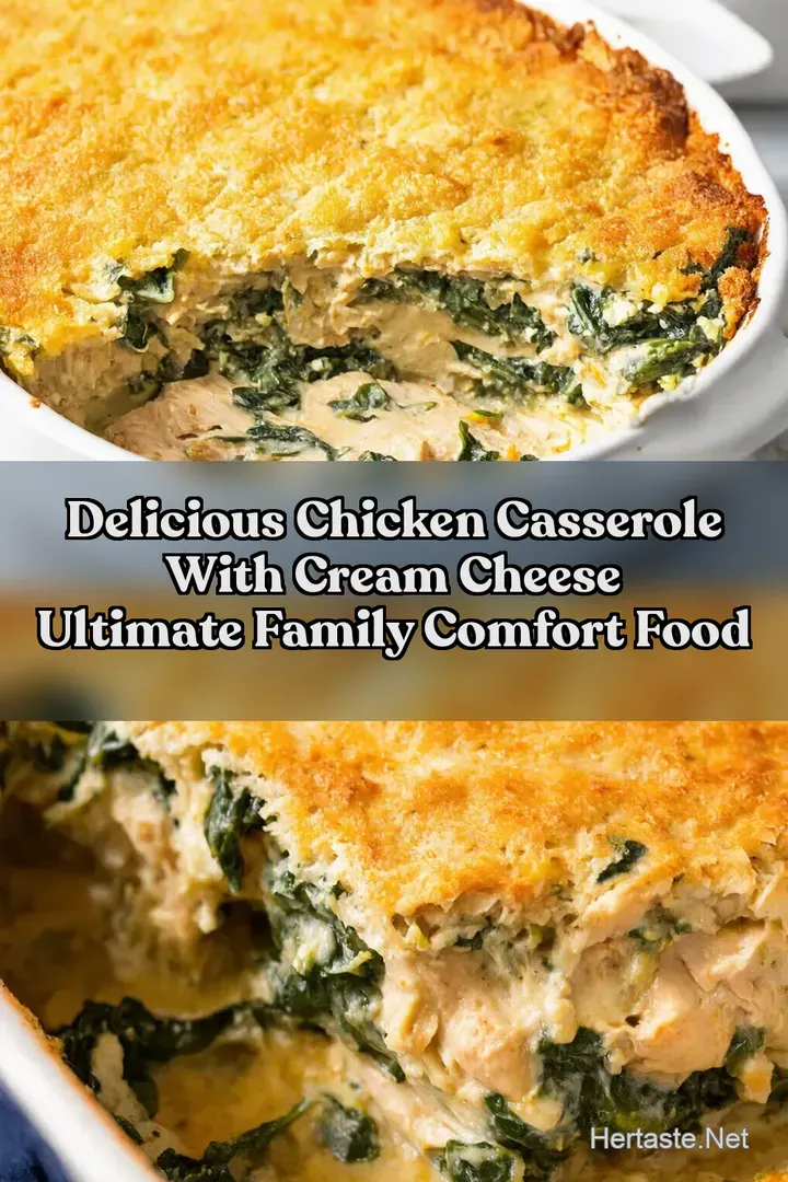 Delicious Chicken Casserole With Cream Cheese Ultimate Family Comfort Food