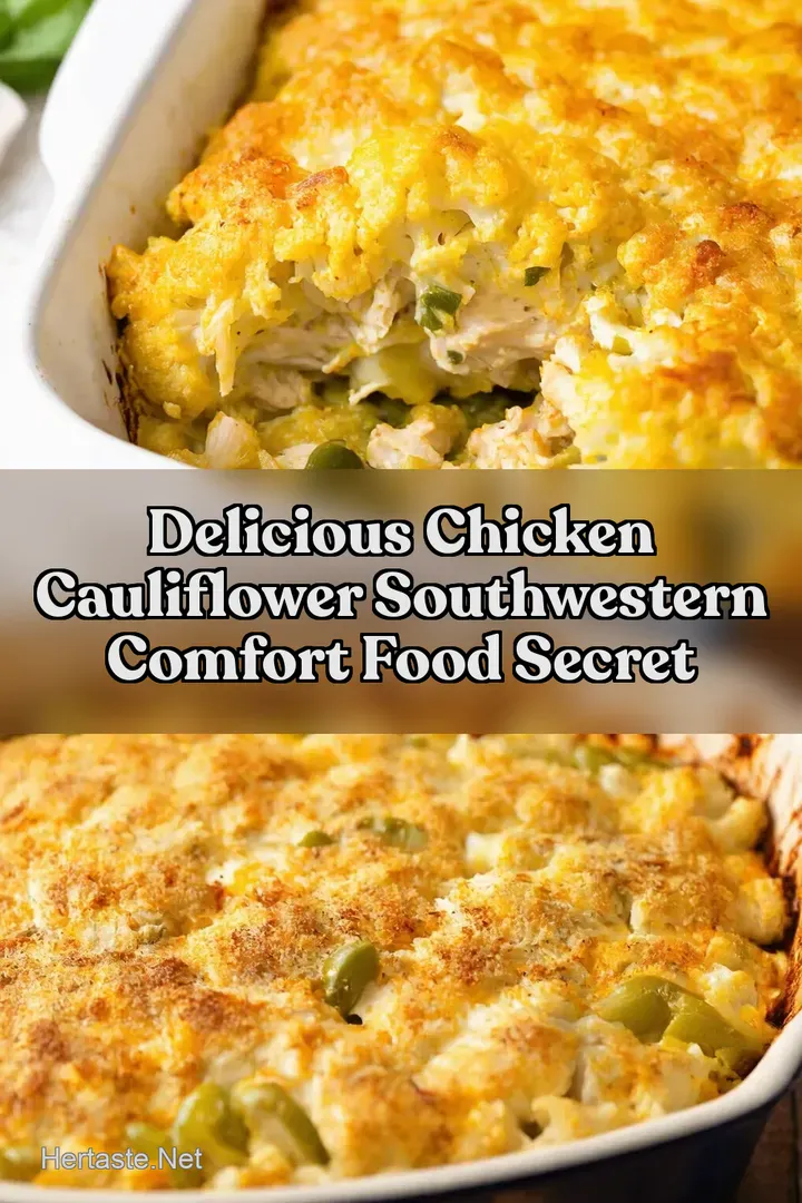 Delicious Chicken Cauliflower Southwestern Comfort Food Secret