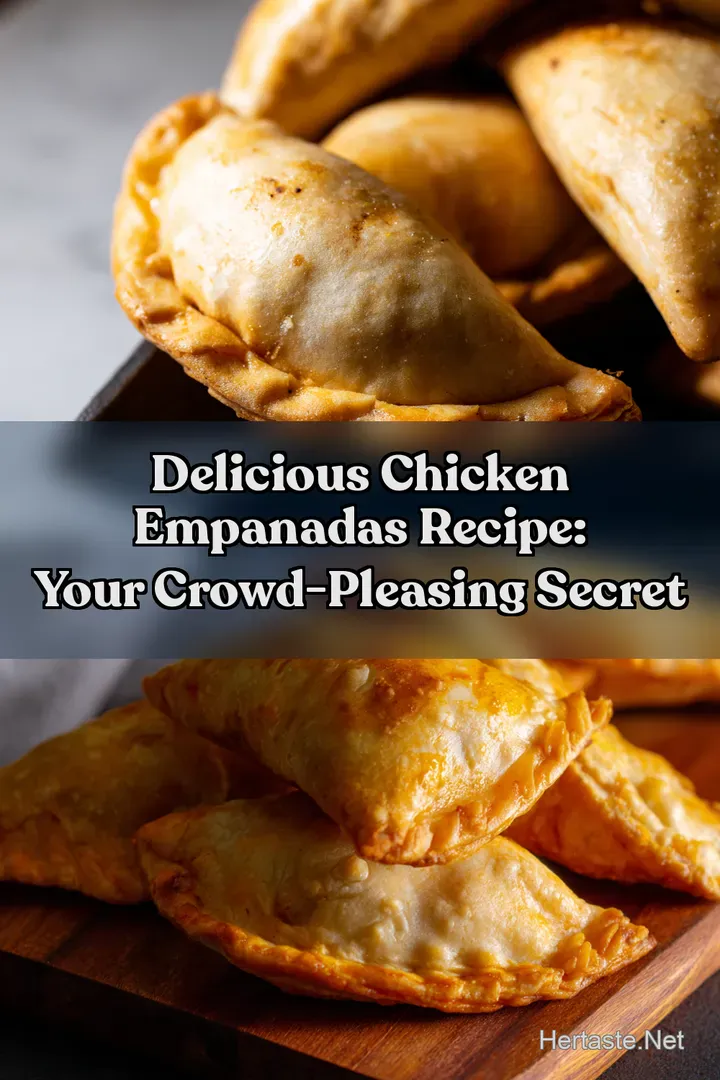 Delicious Chicken Empanadas Recipe: Your Crowd-Pleasing Secret : PIN FOR LATER Delicious Chicken Empanadas Recipe: Your Crowd-Pleasing Secret