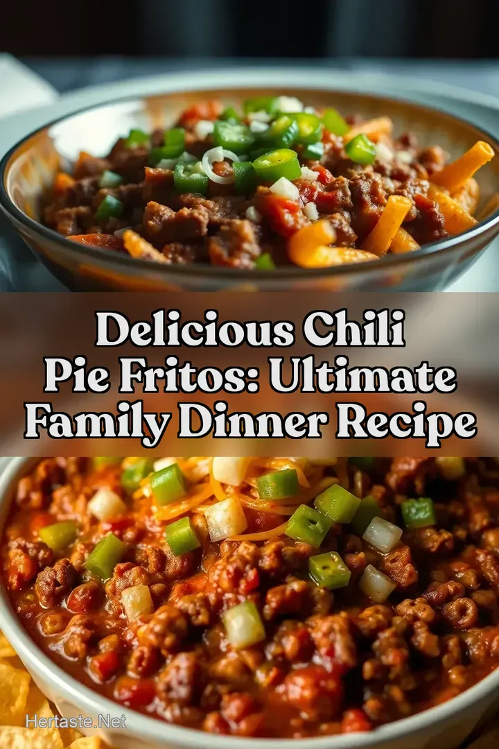 Delicious Chili Pie Fritos: Ultimate Family Dinner Recipe