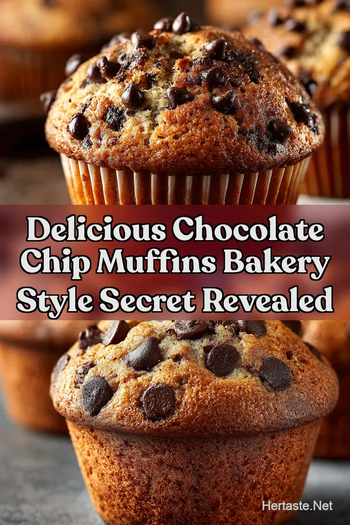 Delicious Chocolate Chip Muffins Bakery Style Secret REVEALED