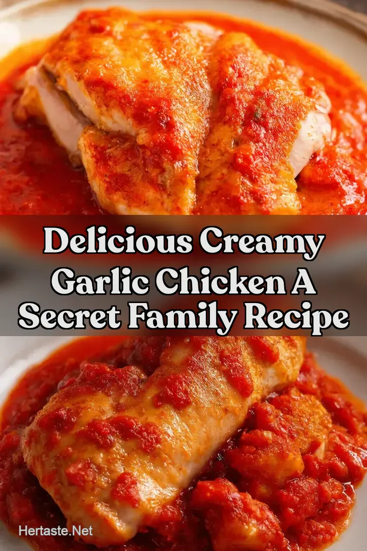 Delicious Creamy Garlic Chicken A Secret Family Recipe