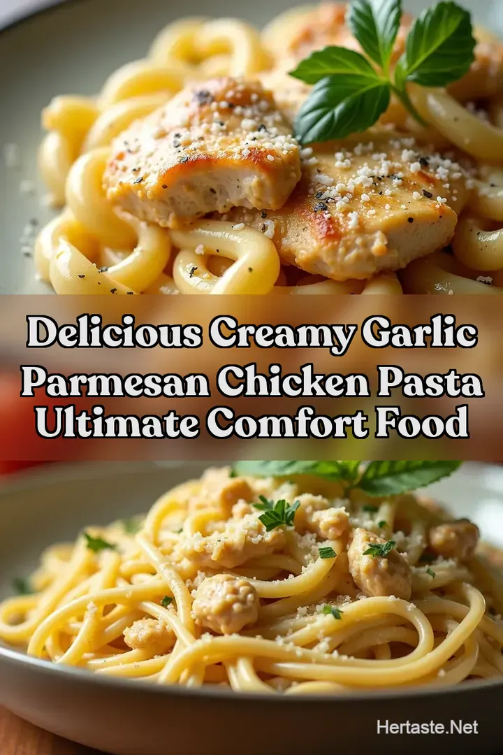 Delicious Creamy Garlic Parmesan Chicken Pasta Ultimate Comfort Food